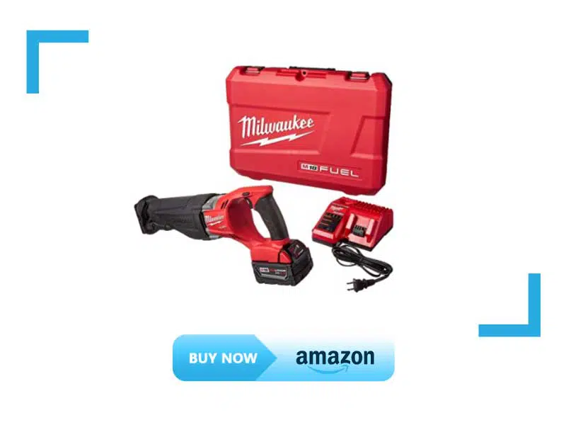 Milwaukee Fuel Sawzall Reciprocating Saw Kit for cutting tree branches