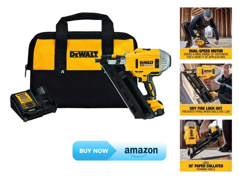 DEWALT 20V Framing Nailer Kit DCN692M1