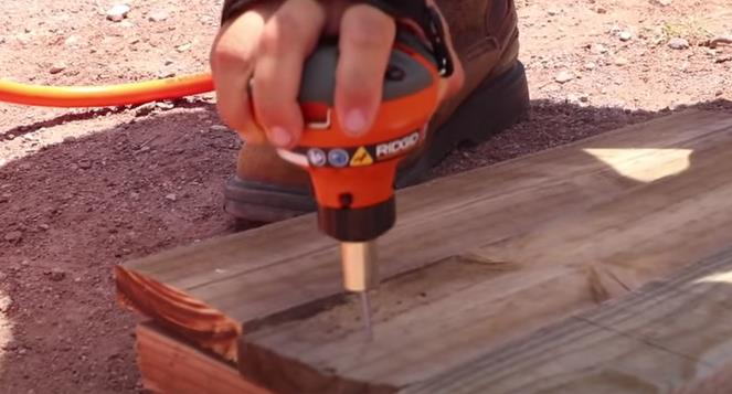 how to use a palm nailer