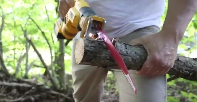 Use A Reciprocating Saw To Cut Tree Limbs