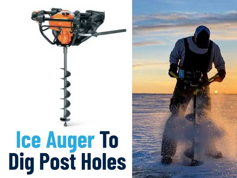How Can You Use An Earth Auger For Ice
