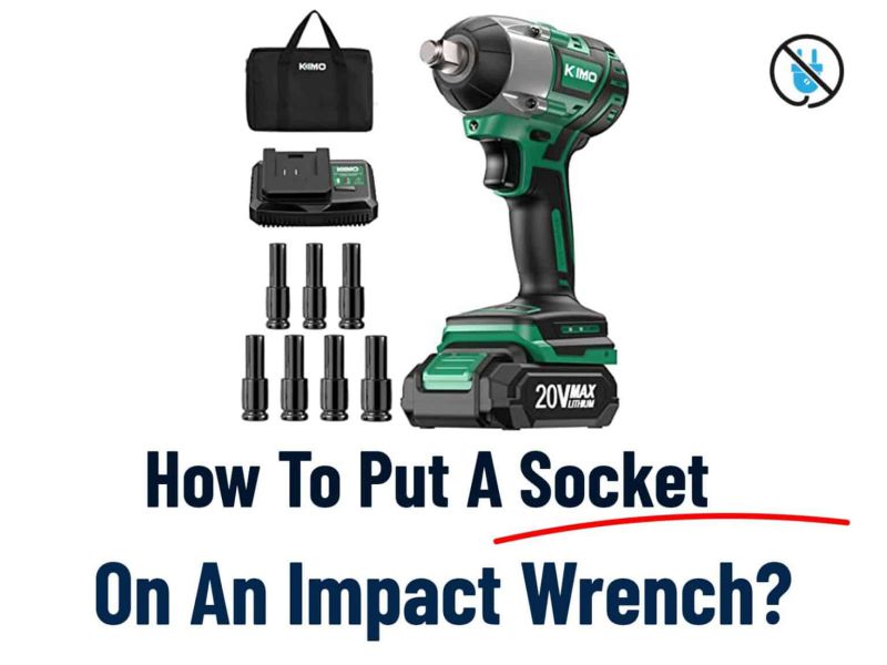 how to put a socket on an impact wrench