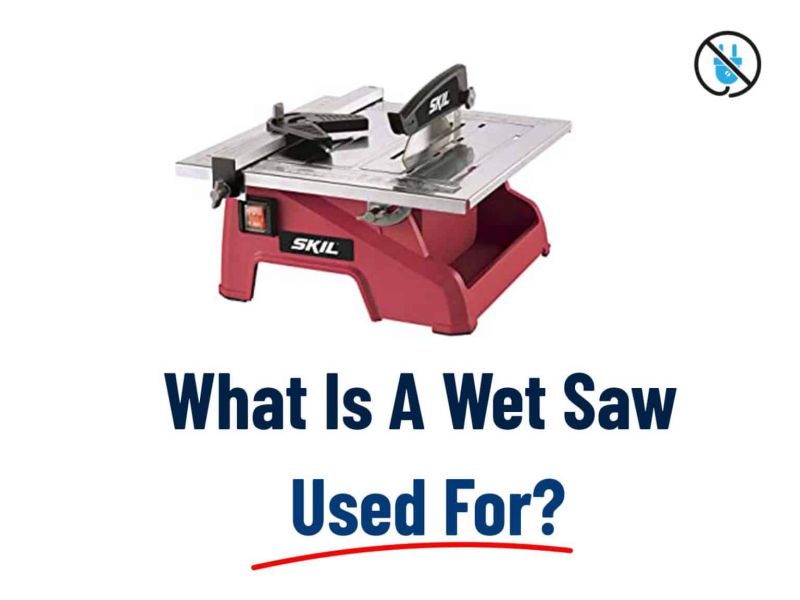 what is a wet saw used for