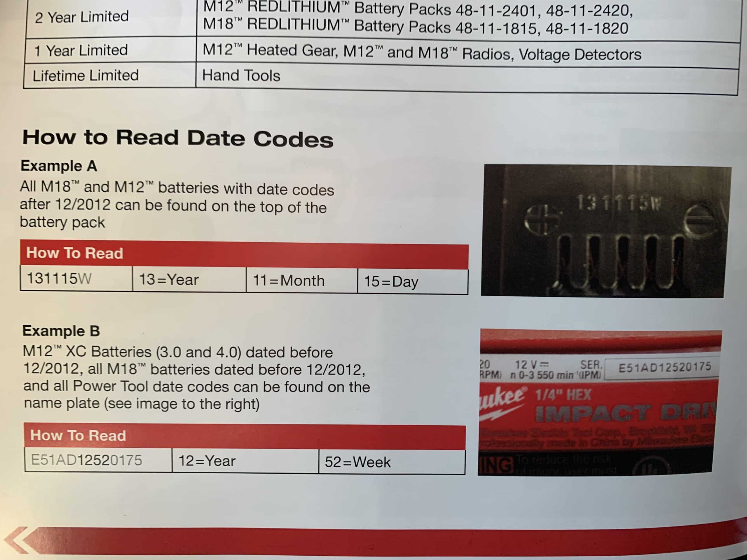 How Do You Determine the Date Code of Milwaukee Cordless Drill