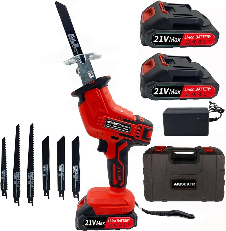 What are the Safety Considerations When Using a Cordless Reciprocating Saw for Trees?